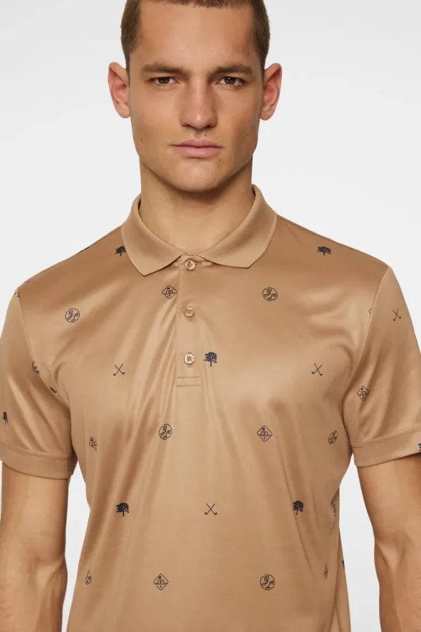J.Lindeberg Club House Motif Polo